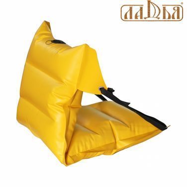 Wzmocnione dmuchane krzesło kajakowe LKB-850 ż&oacute;łte