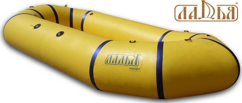 Dmuchany packraft Ladya LP-245 Kayak Comfort ż&oacute;łty z niebieskim - Packraft do raftingu