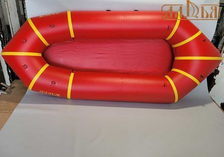 Dmuchany pakunek Ladya LP-245 Kayak Basic czerwono-ż&oacute;łty - Packraft turystyczny