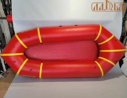 Dmuchany pakunek Ladya LP-245 Kayak Basic czerwono-ż&oacute;łty - Packraft turystyczny