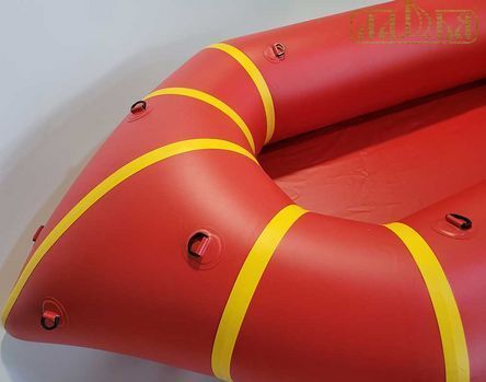 Dmuchany pakunek Ladya LP-245 Kayak Basic czerwono-ż&oacute;łty - Packraft turystyczny