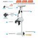 Silnik elektryczny do łodzi Haswing Cayman T 55lbs