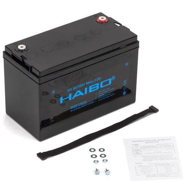 Гелевий акумулятор Haibo 90Ah 12V 24кг (GE12V90Ah H) 51891 фото